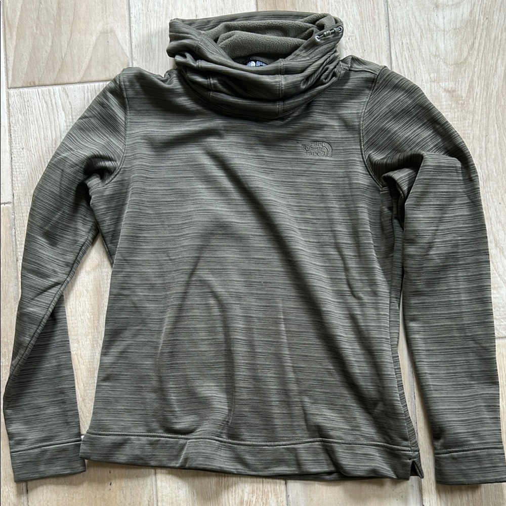 The North Face Olive Green Sweatshirt